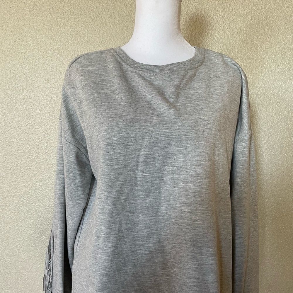 IDYLLWIND  Miranda Lambert Grey Women’s Sweater with Strings Size XS